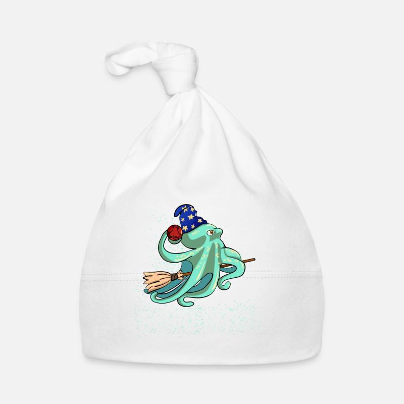 Squid-Ditch On A Broom Magical Octopus Costum Baby Bio-Mütze