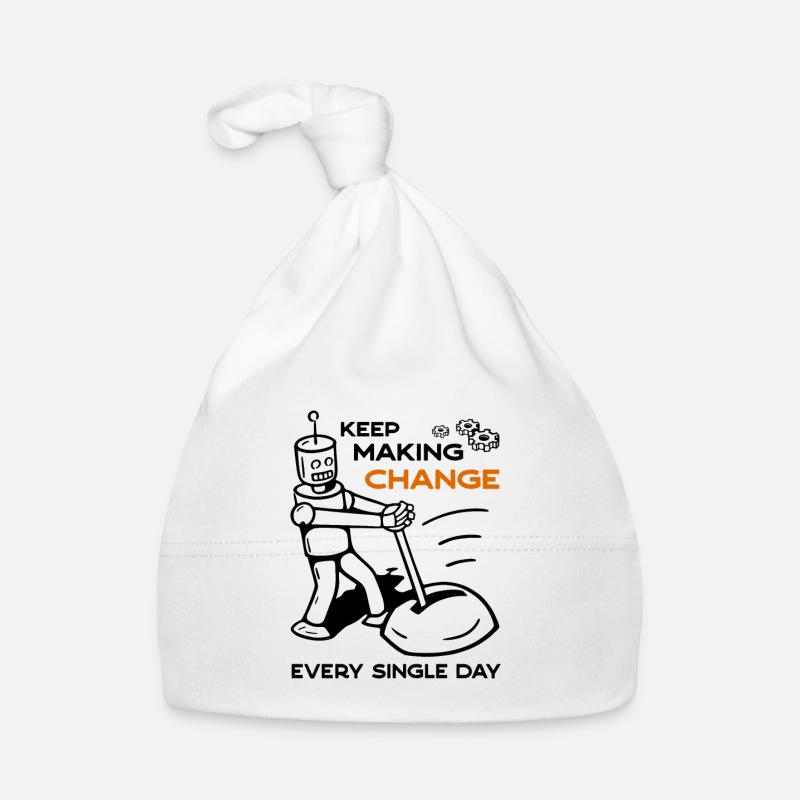 Keep Making Change Every Single Day - 5 Organic Baby Cap