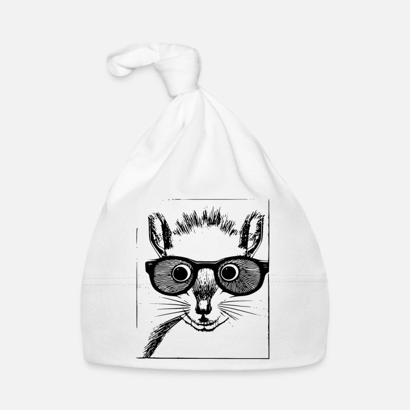 Squirrel Sunglasses Animal Cute Funny Cool 01 Organic Baby Cap