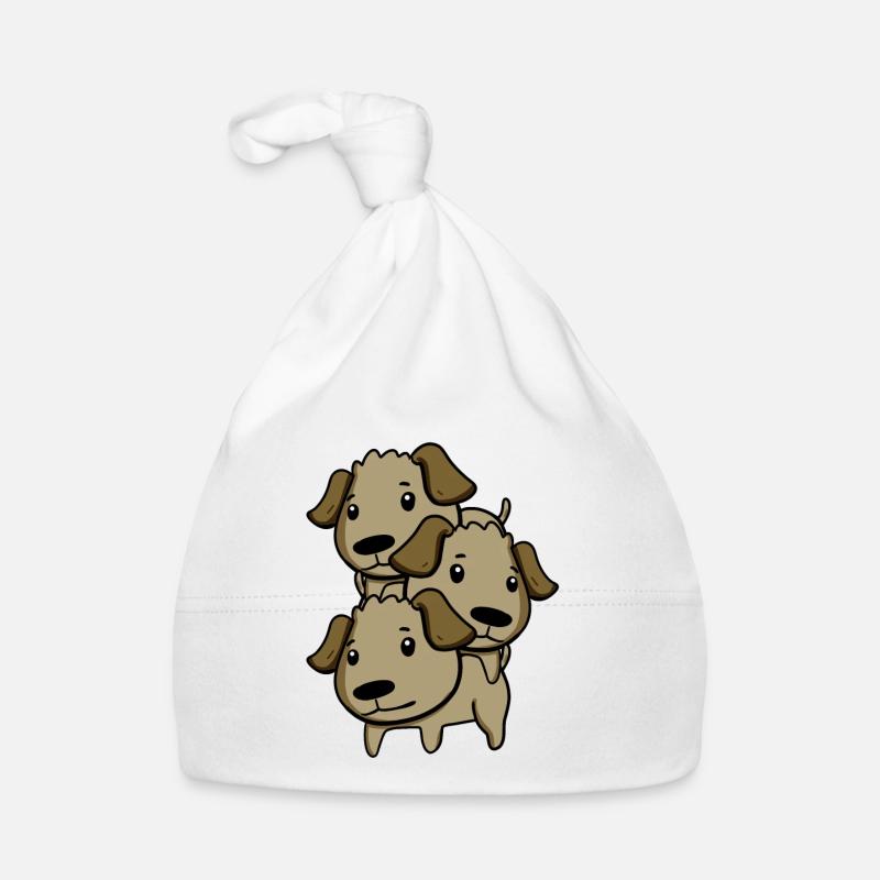 Niedliche Hunde Baby Bio-Mütze