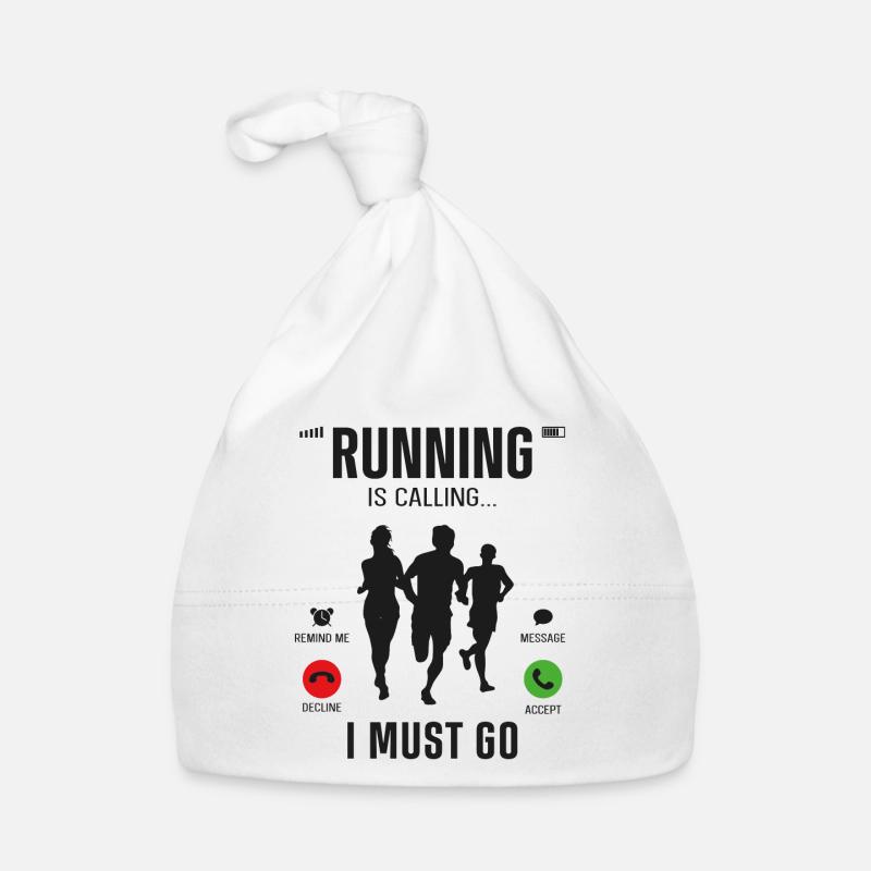 Running Runner Half Marathon Phone Baby Bio-Mütze