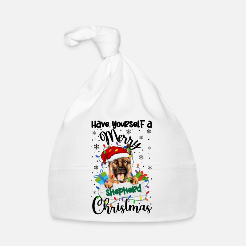 German Shepherd Christmas German Shepherd Xmas Baby Bio-Mütze
