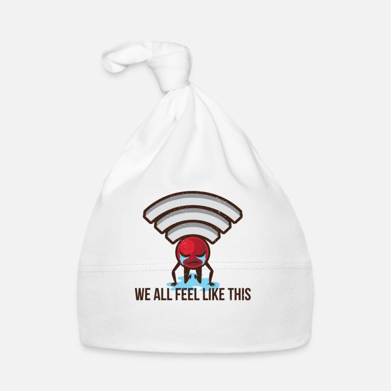 Drôle de programmeur de jeu Cadeau informatique Bonnet bio Bébé