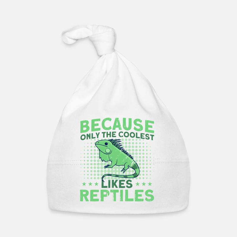 Lézards Reptile Reptile Lovers Cadeau Bonnet bio Bébé
