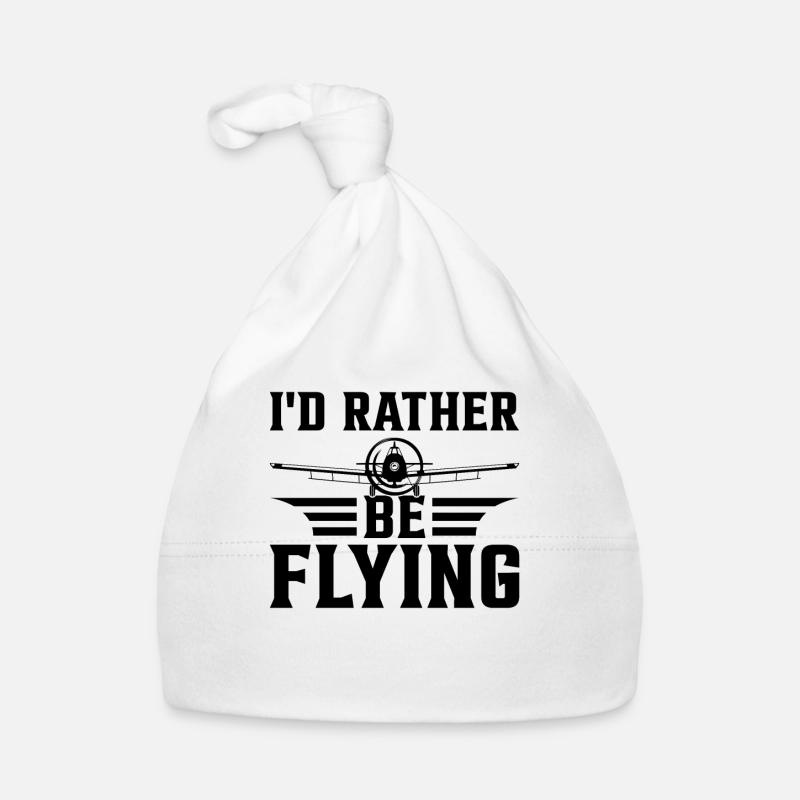 Double-Decker Airplane Pilot Biplane Pilot - I'd R Baby Bio-Mütze