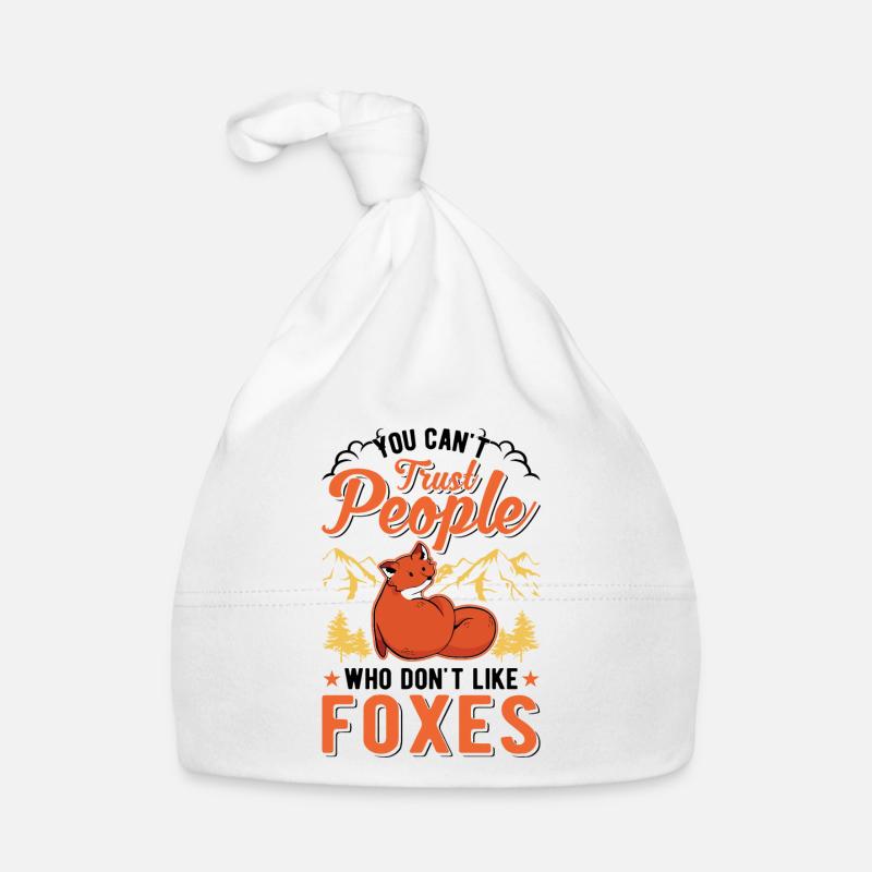 Fuchs Geschenk Rotfuchs Baby Bio-Mütze