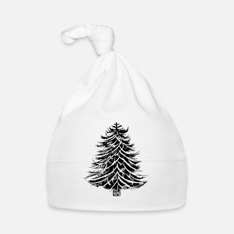 Arbre de Noël Arbre de Noël Vacances Hiver 12 Bonnet bio Bébé