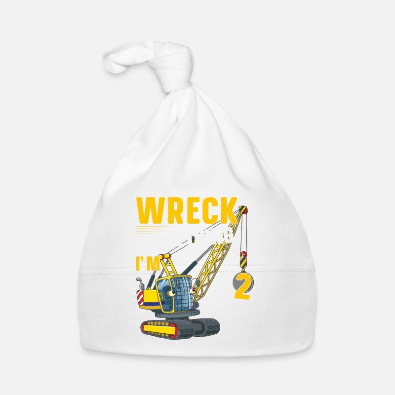 Crane operator construction site Truck Construction Lifestyles Organic Baby Cap