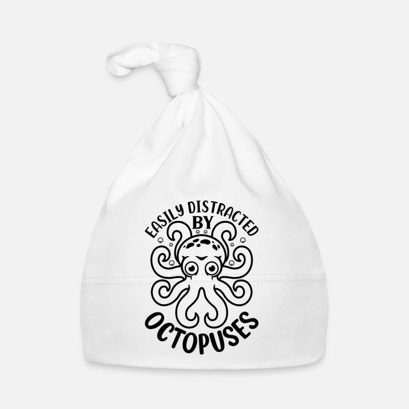 Kraken Octopus - Easily Distracted By Octopuses Baby Bio-Mütze