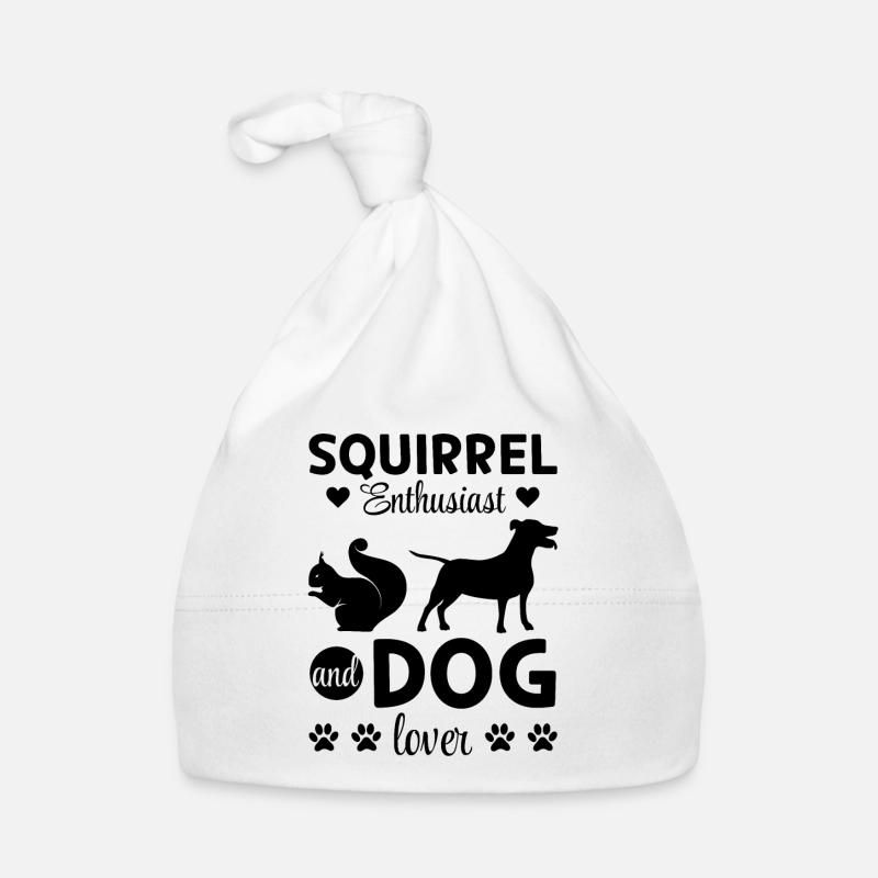 Propriétaire de chien Squirrel Lover - Squirrel Enthusiast et Bonnet bio Bébé