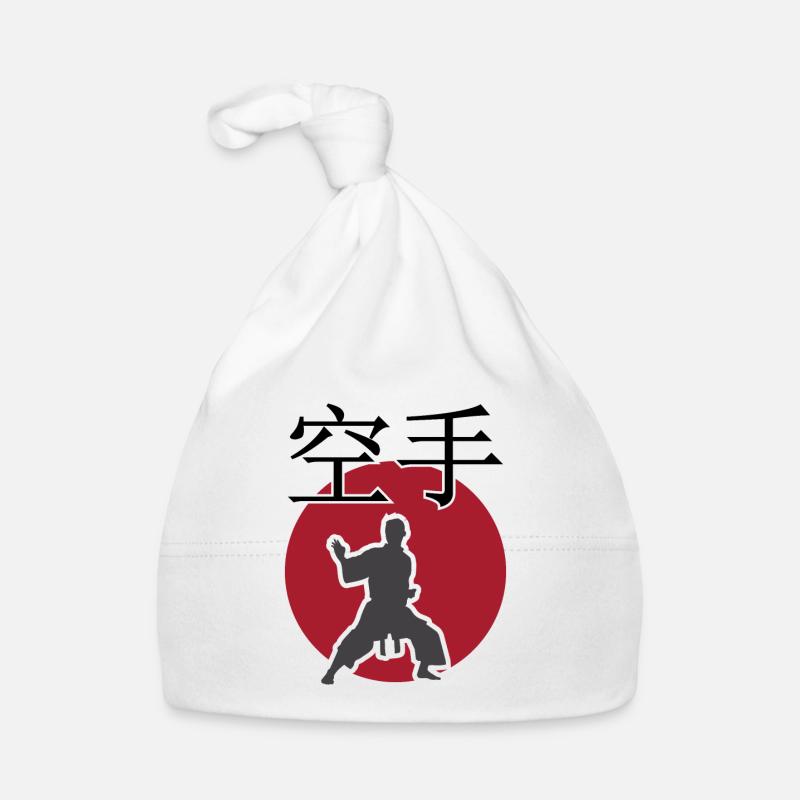 Karate. Kampfsport. Geschenkidee. Japan Baby Bio-Mütze