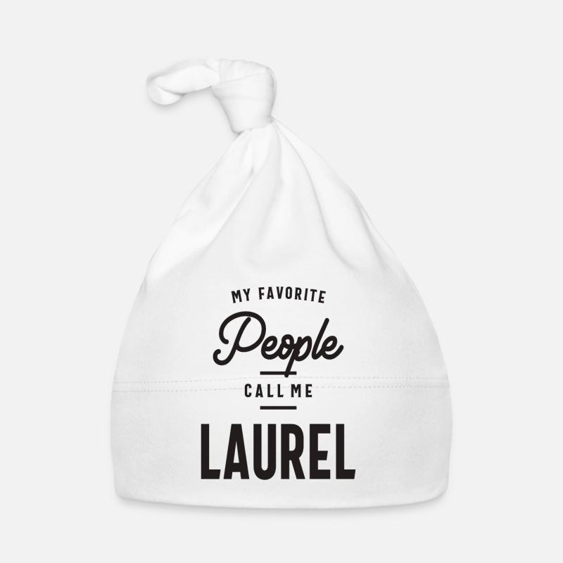 Laurel Personalisierter Name Baby Bio-Mütze