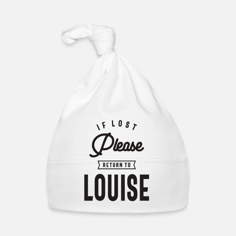 Louise Personalized Name Organic Baby Cap