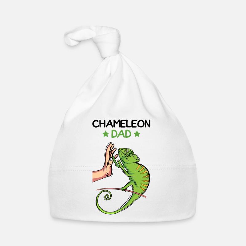 Chameleon Dad Lizard Chameleon Dad Organic Baby Cap