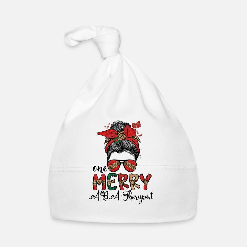 ABA Therapist Christmas Behavior Analysts Xmas Baby Bio-Mütze