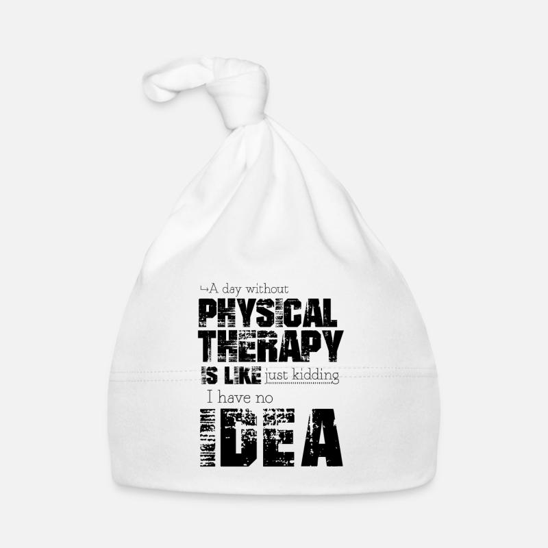 Physiotherapie - Baby Bio-Mütze - Weiß