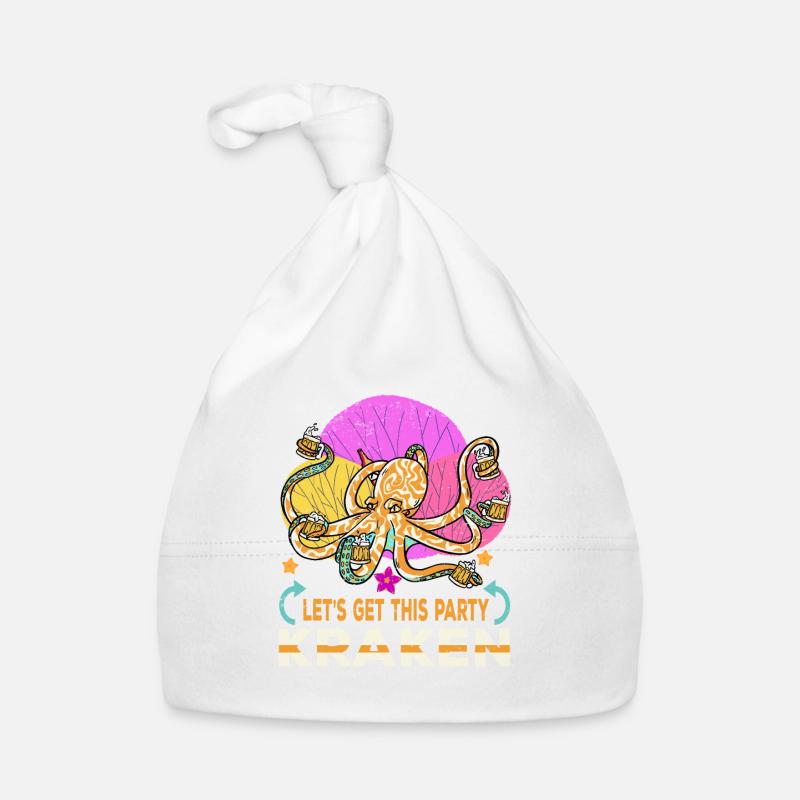 Octopus Octopus Sea Tentacle Octopus Octopus Octopus Organic Baby Cap