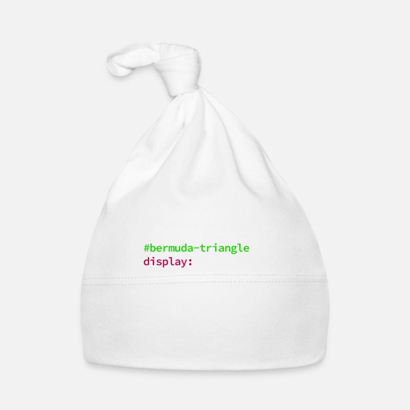 Code de codage des développeurs de programmeurs Web et CSS Bonnet bio Bébé