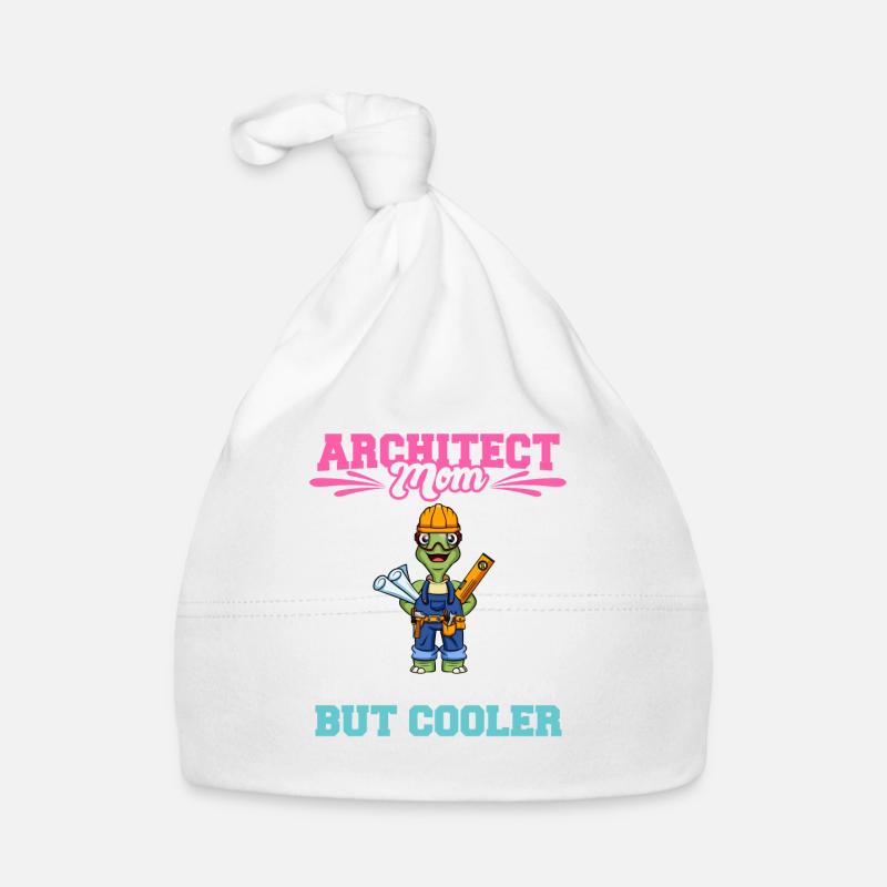 Architecte Maman comme une maman régulière mais plus cool Bonnet bio Bébé