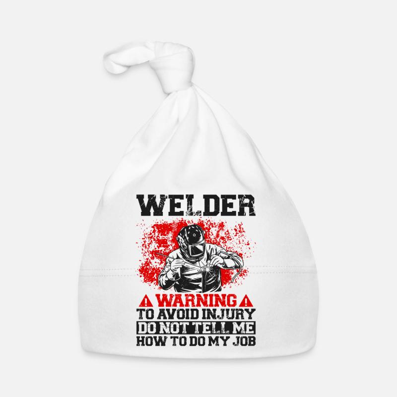 Welder Welding Vintage Welder Organic Baby Cap