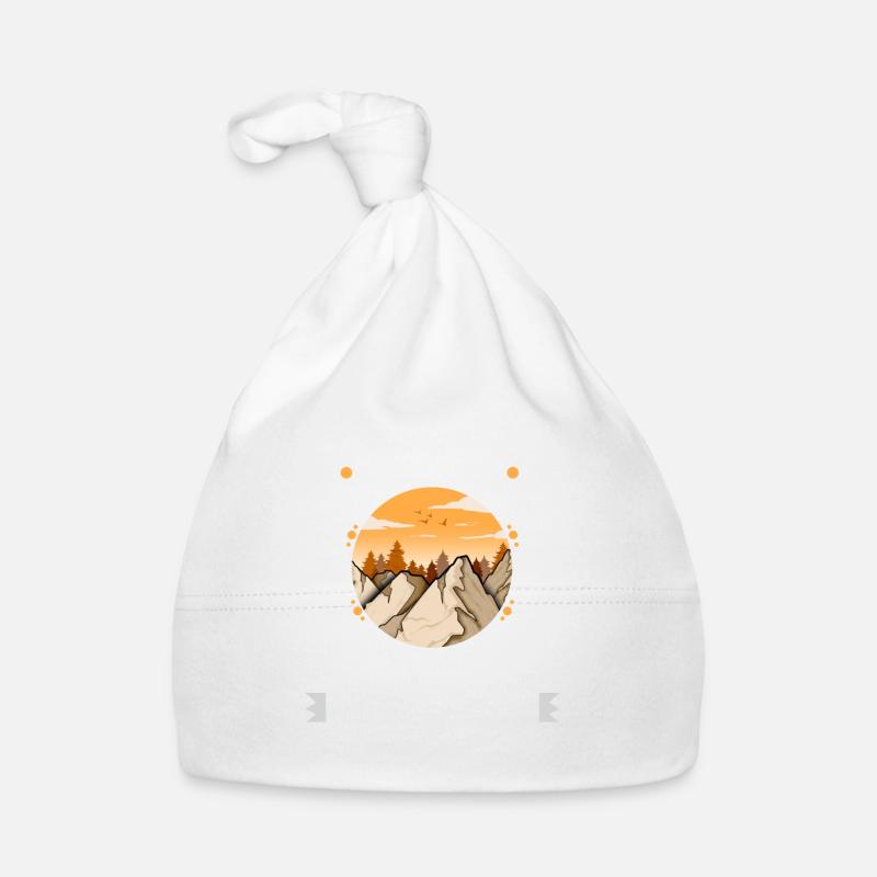 California Is On My List Mountain Hiking Summit Organic Baby Cap
