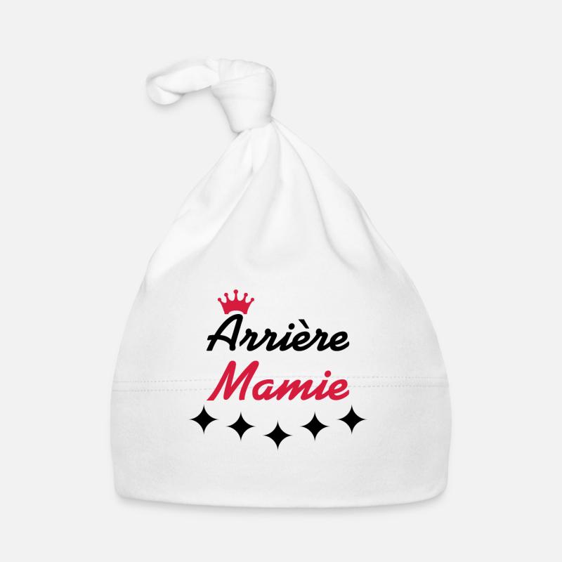 Mamie / Mamy / Grand Mere / Grand-Mère / Bébé Bonnet bio Bébé