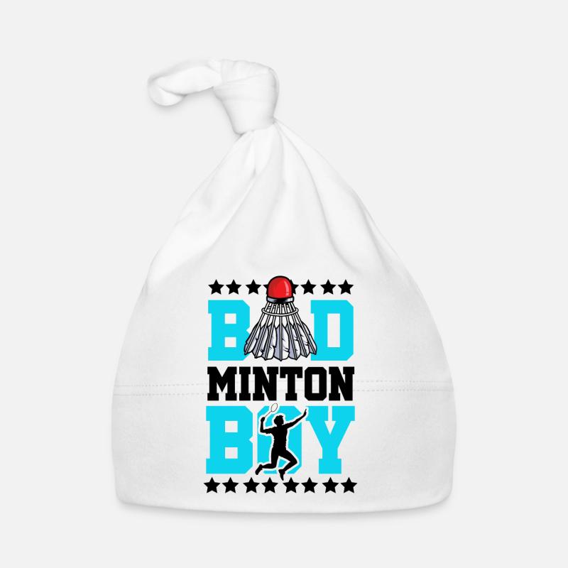 Badminton Boy Noun Definition Shuttlecock Badminto Baby Bio-Mütze