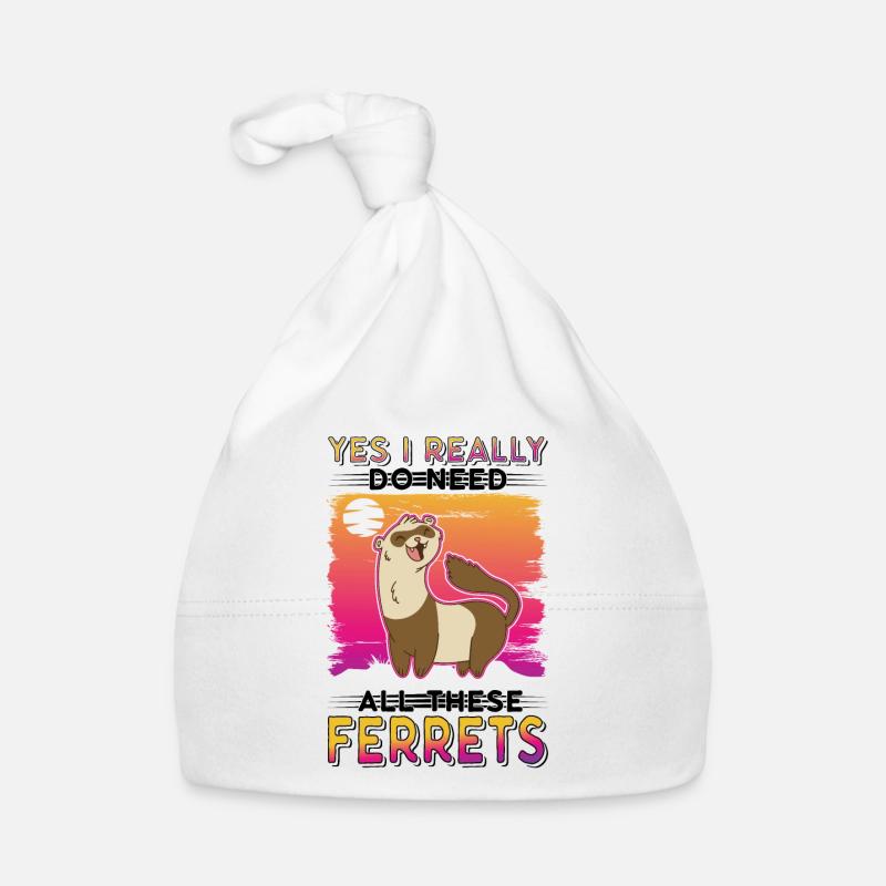 Yes I really do need all these Ferrets Frettchen Baby Bio-Mütze