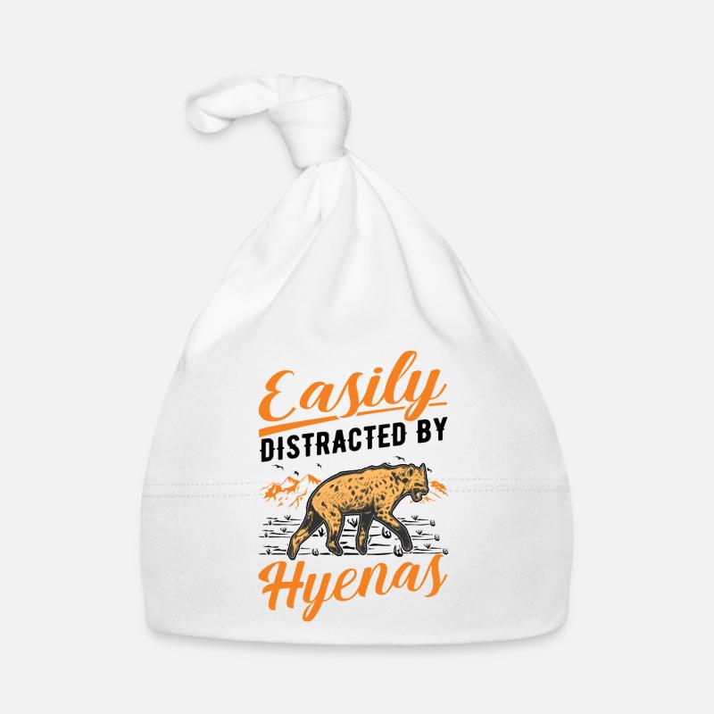 Facilement distrait par les hyènes Erdwolf Hyène Bonnet bio Bébé