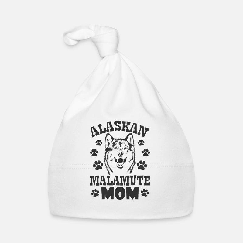 Alaskan Malamute Mom Race de chien de compagnie Bonnet bio Bébé