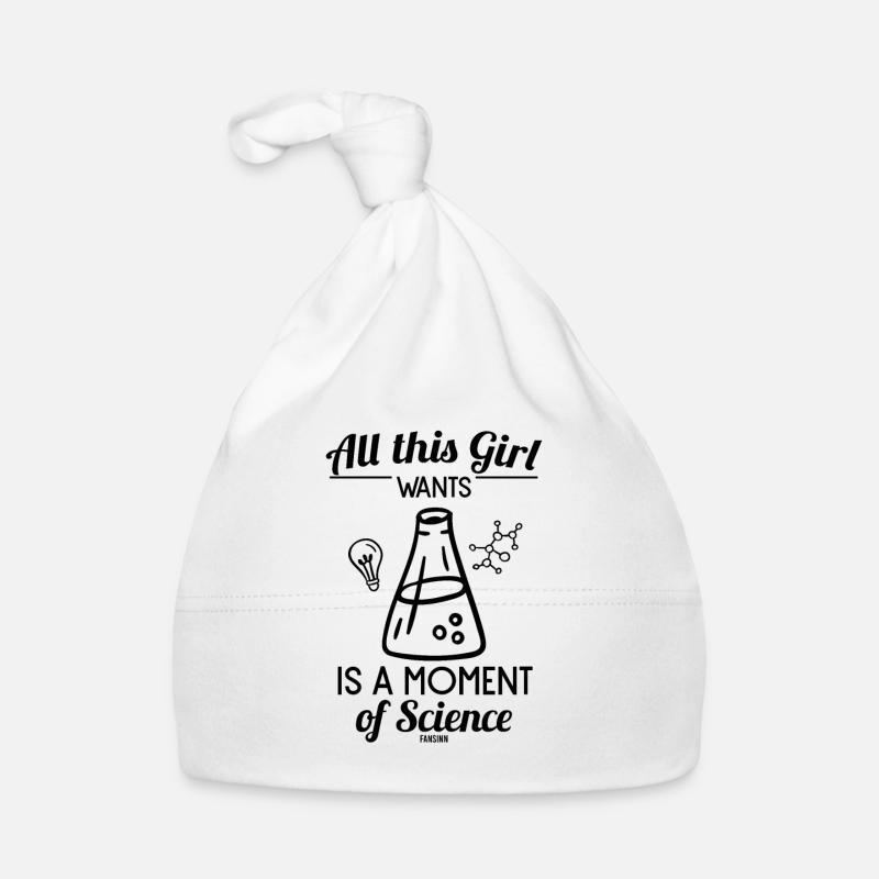 Laboratoire de chimie des sciences féminines - Bonnet bio Bébé - blanc