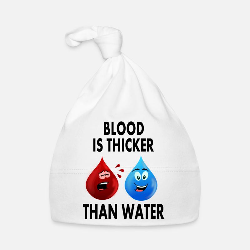 Blut ist dicker als Wasser Baby Bio-Mütze