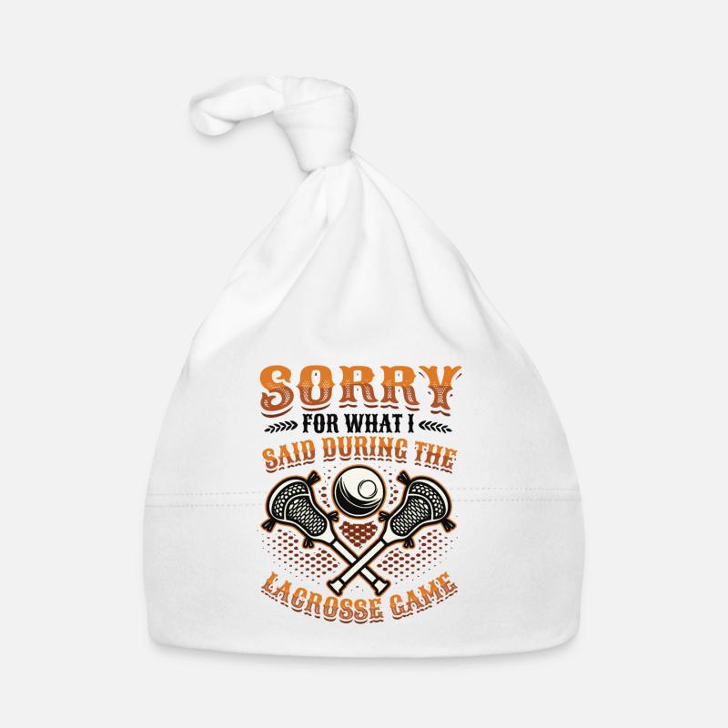 Sorry I did while playing lacrosse Organic Baby Cap