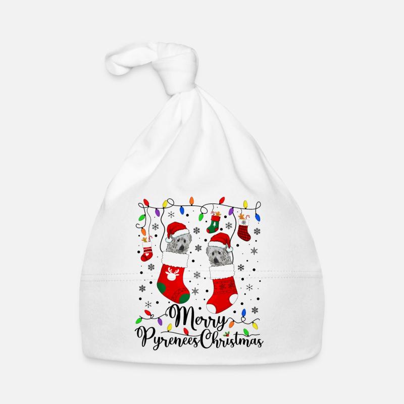 Great Pyrenees Weihnacht Goldener Hunde Geschenk Baby Bio-Mütze