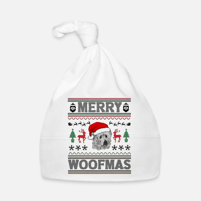 Great Pyrenees Weihnacht Goldener Hunde Geschenk Baby Bio-Mütze