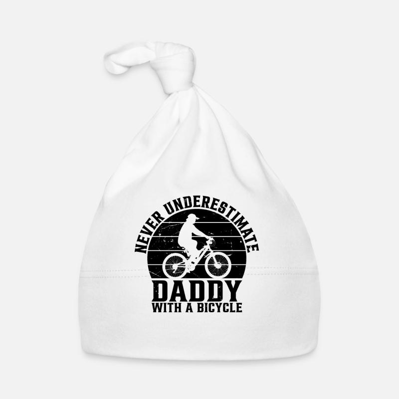 Cycling Daddy - Never Underestimate Daddy With A B Baby Bio-Mütze