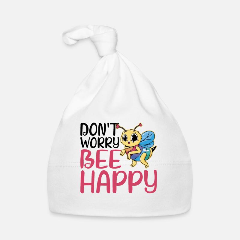 Don't Worry Bee Happy 29 Organic Baby Cap