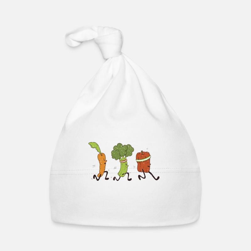 Carrot Paprika Broccoli Mama vegan Organic Baby Cap