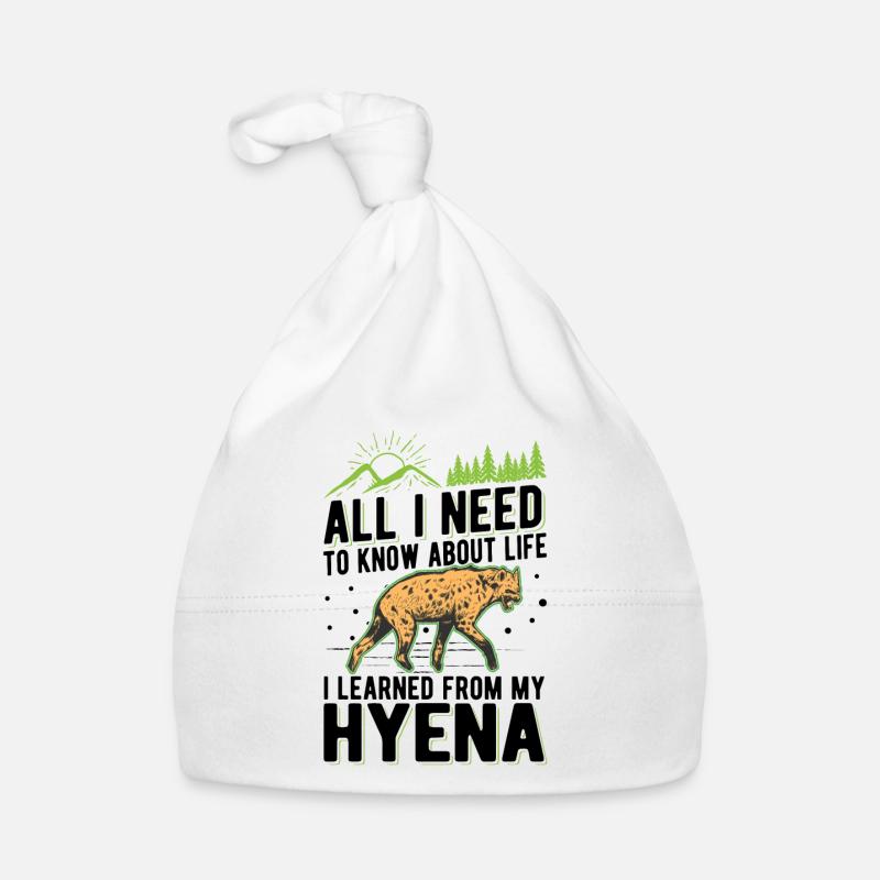 Hyäne Geschenk Erdwolf Hyena Baby Bio-Mütze