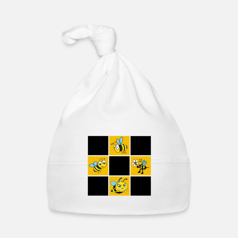 Bees Organic Baby Cap