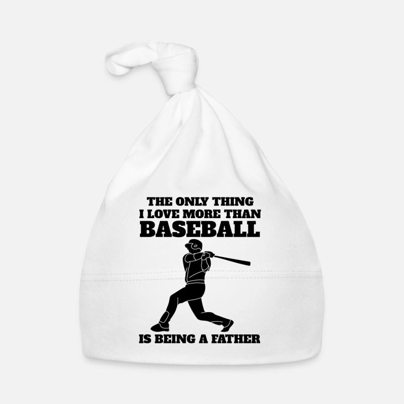Baseball Father Baseball lover Baseball Game Dad Organic Baby Cap