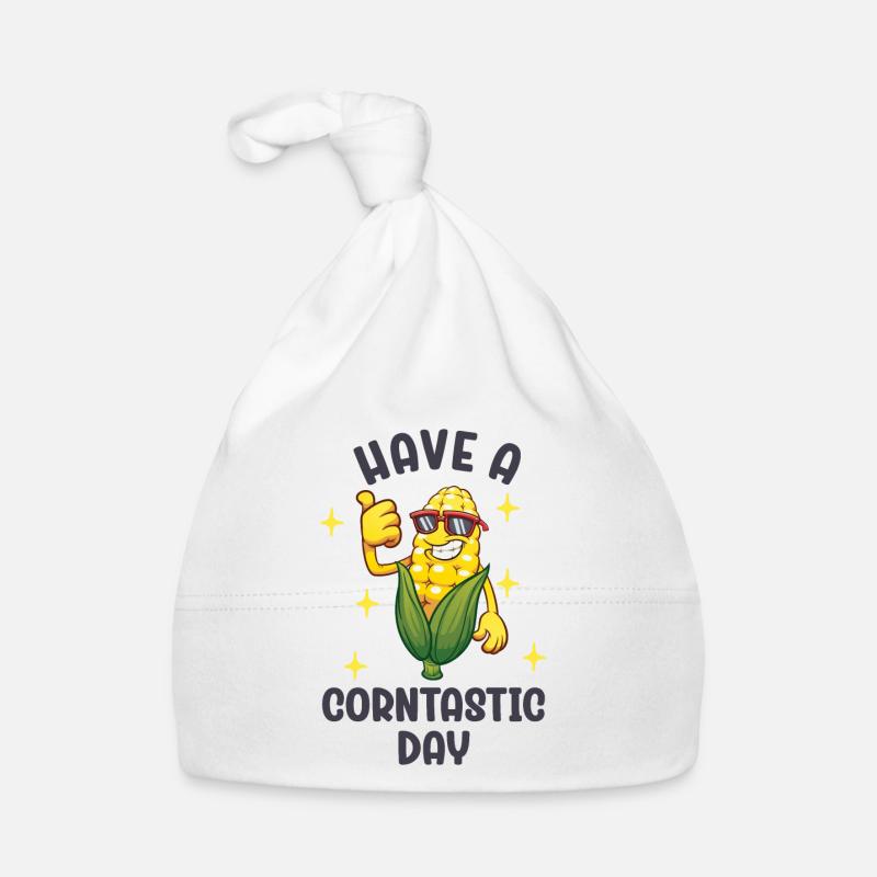 Have a corntastic day Organic Baby Cap