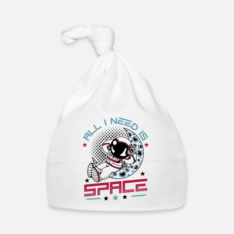 I just need space, astronaut. Organic Baby Cap