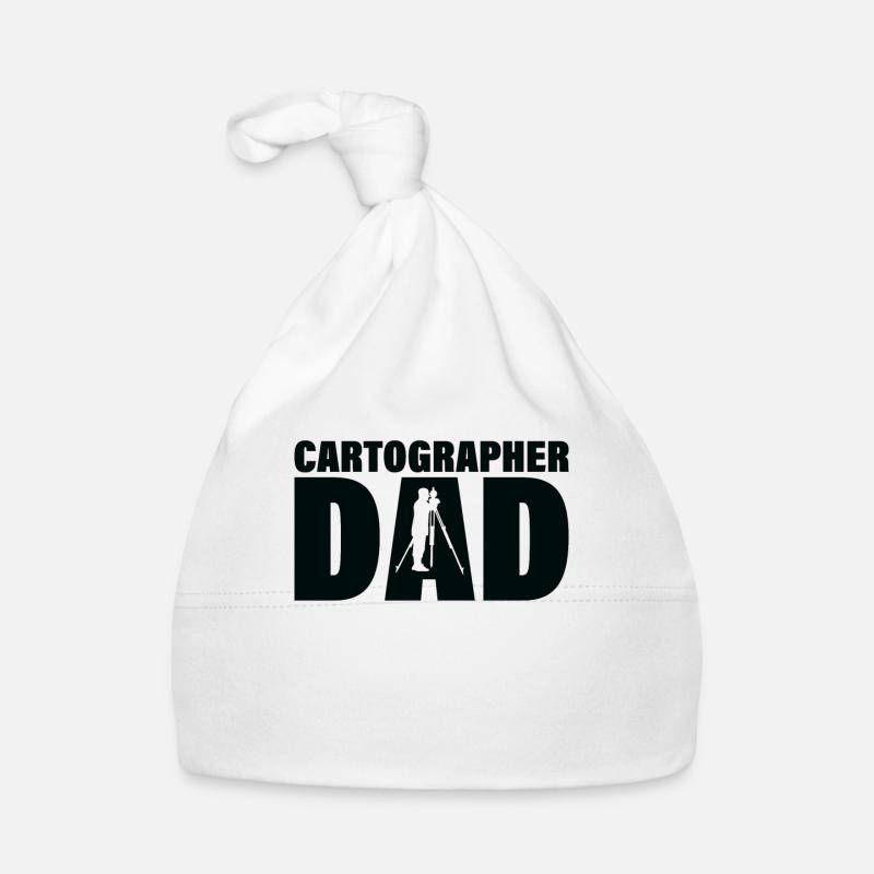 Job - Cartographer Dad Organic Baby Cap