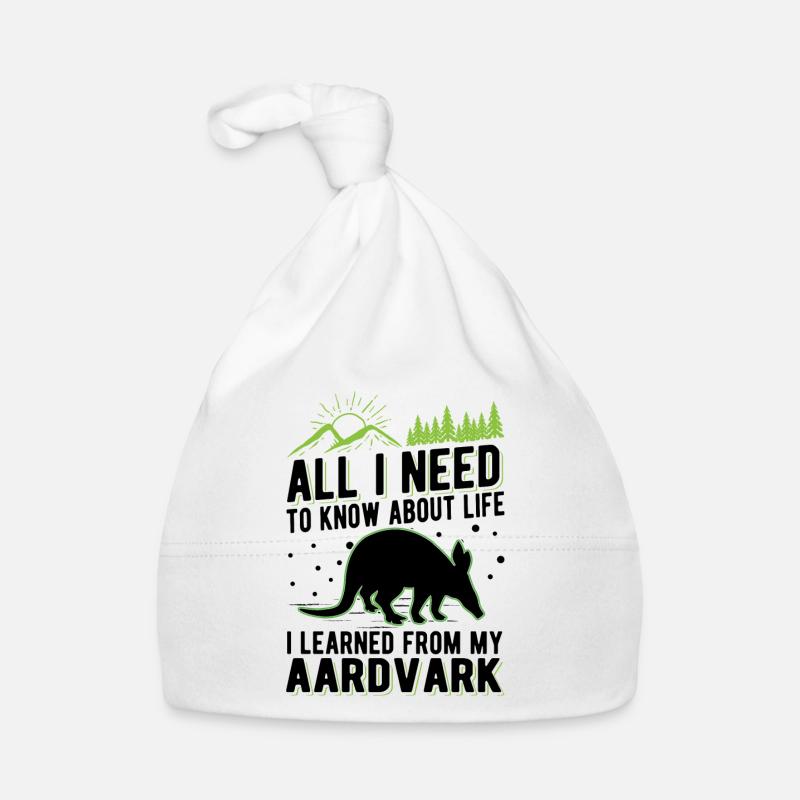 Erdferkel Geschenk Aardvark Baby Bio-Mütze