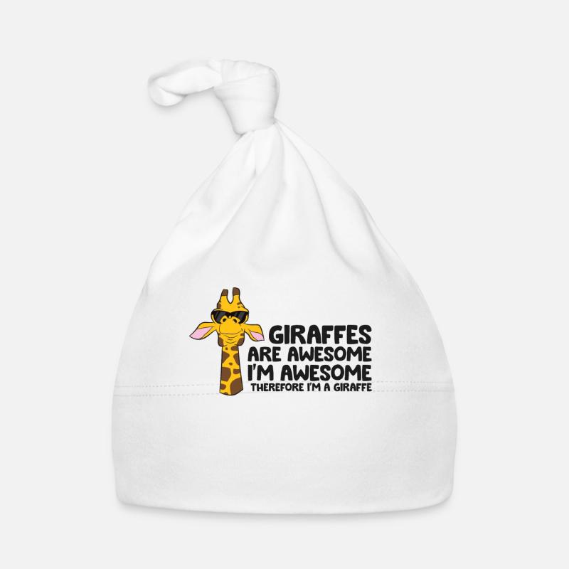 Giraffen sind fantastisch. Ich bin fantastisch, Baby Bio-Mütze