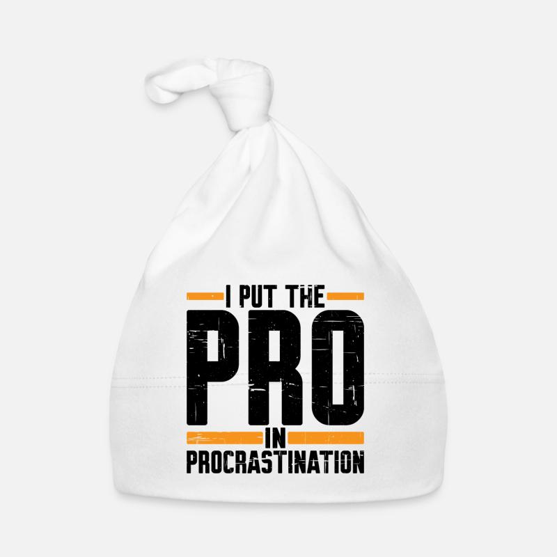 Je mets le pro dans la procrastination 5 Bonnet bio Bébé