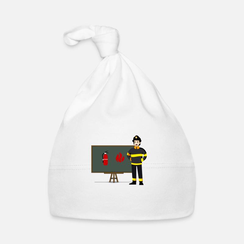 Fireman Organic Baby Cap