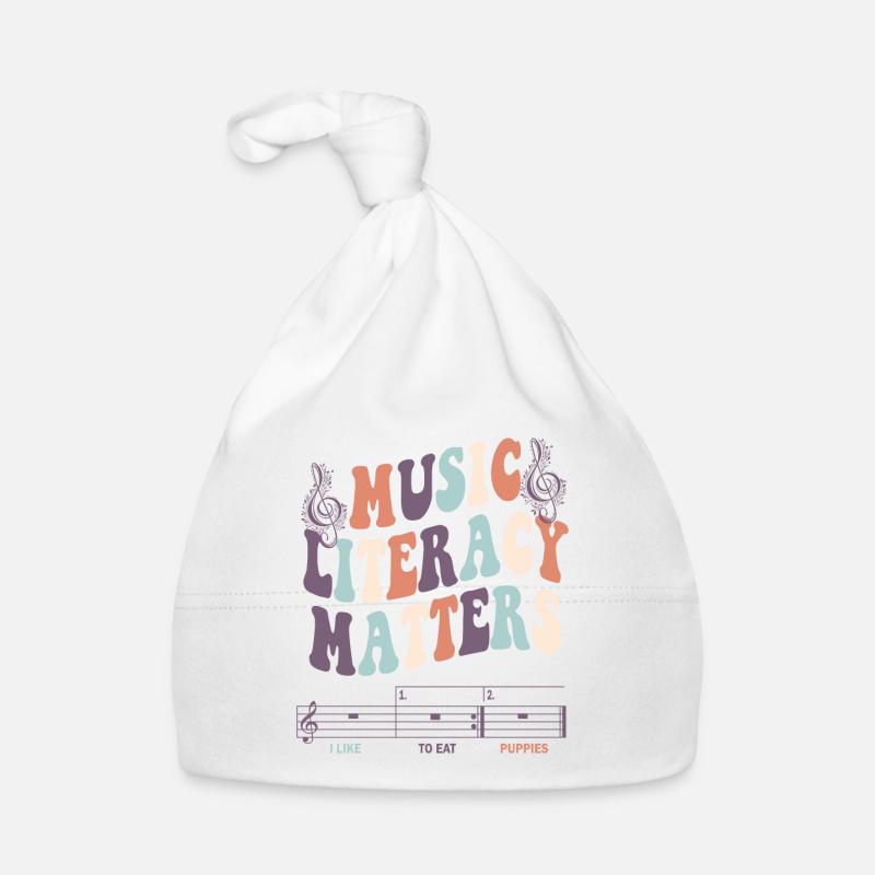 Music Literacy Matters Baby Bio-Mütze