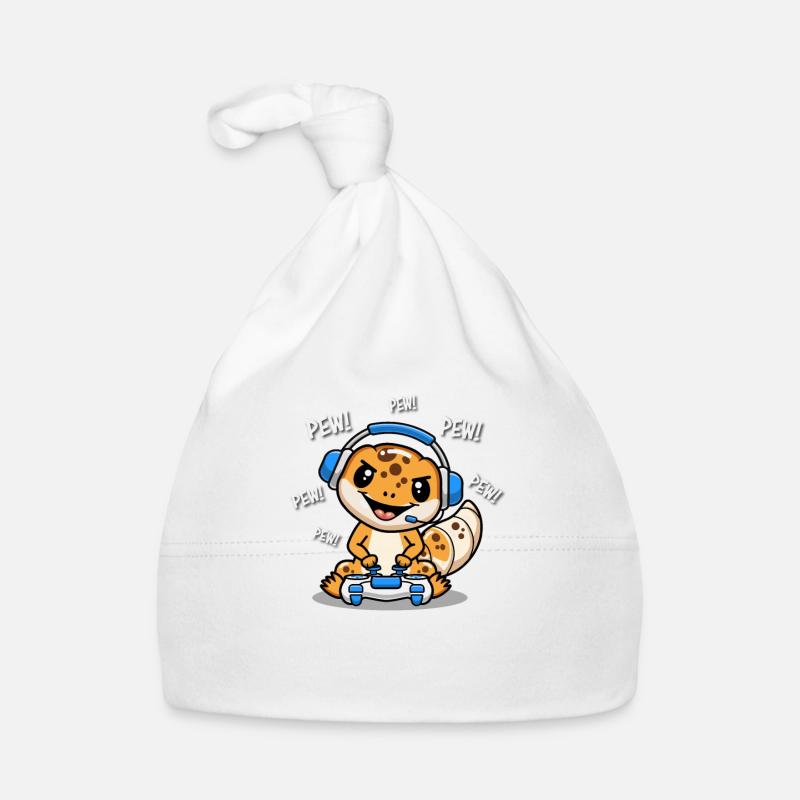 Leopardgecko Baby Bio-Mütze